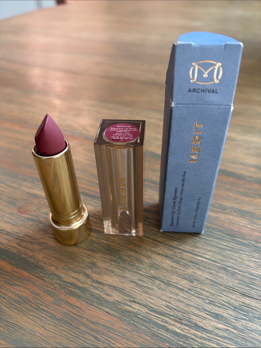 Merit Signature Lip Blush in Archival